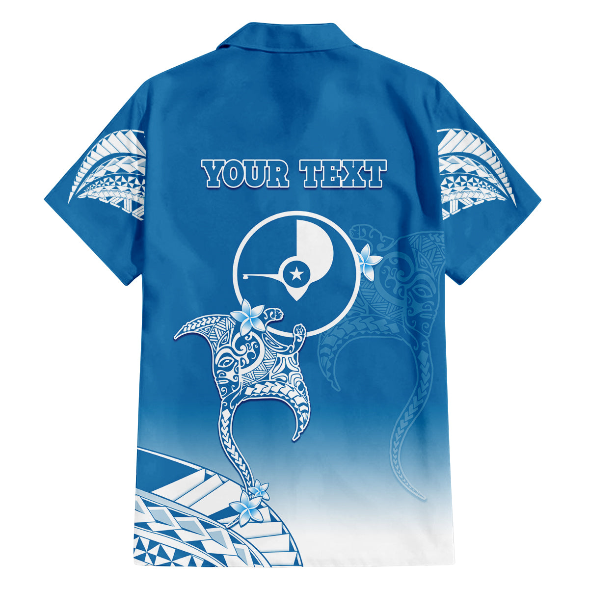 Personalised FSM Yap Constitution Day Family Matching Summer Maxi Dress and Hawaiian Shirt Polynesian Batoids LT05 - Polynesian Pride