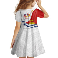Personalised Kiribati Human Rights Day Family Matching Puletasi Dress and Hawaiian Shirt Polynesian Style LT05 - Polynesian Pride