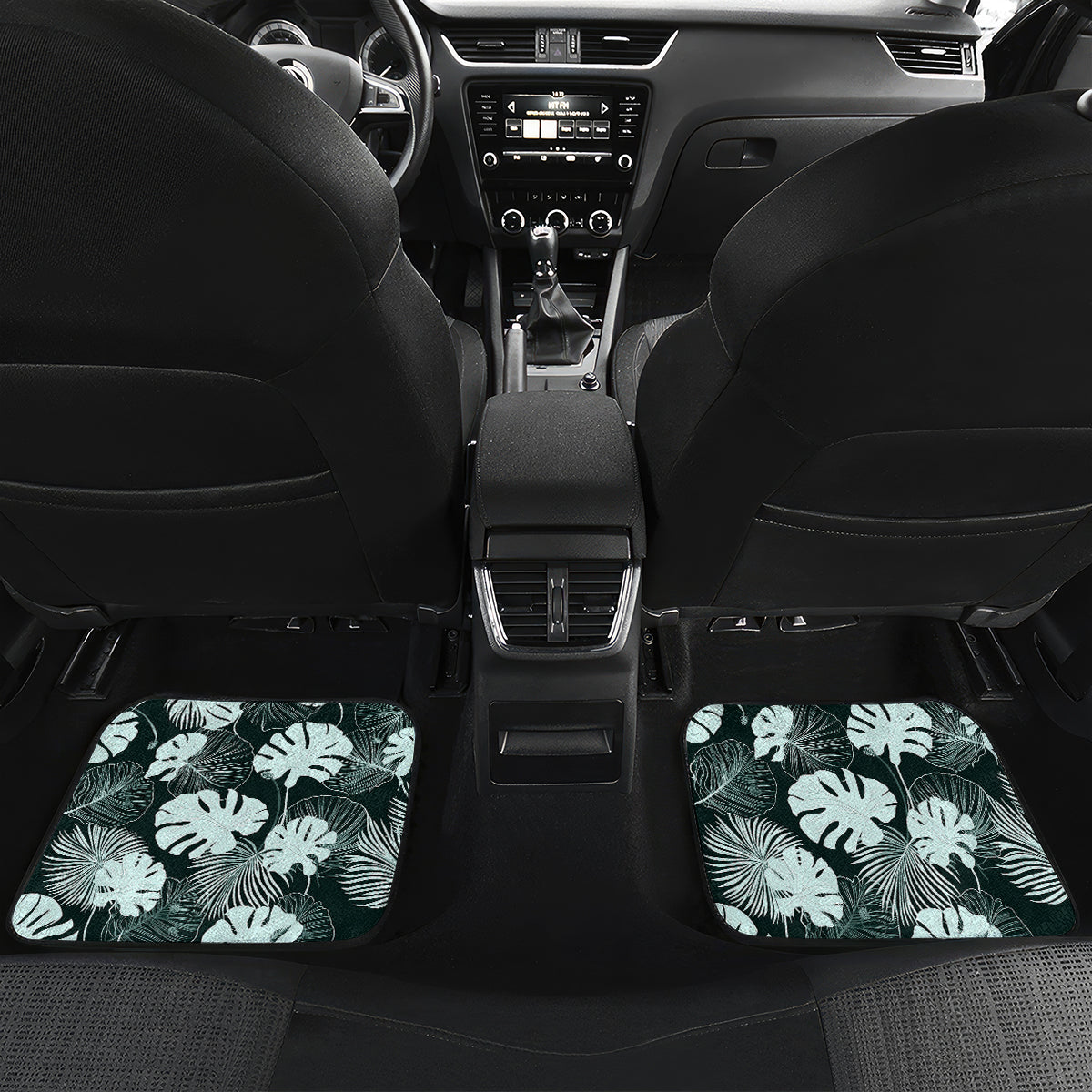 Hawaii Plant Kalo Car Mats Hawaiian Tapa Pattern LT05 - Polynesian Pride