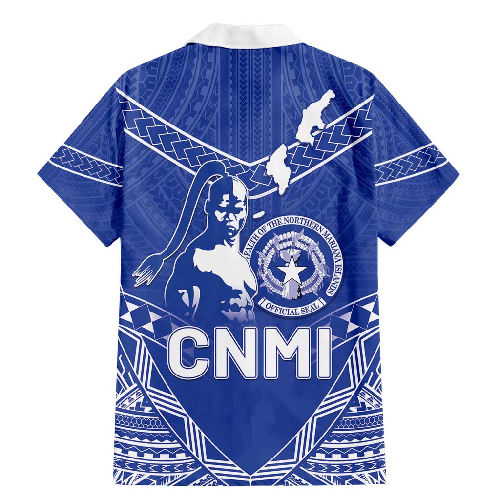 Northern Mariana Islands Family Matching Mermaid Dress and Hawaiian Shirt Chamorro Warrior Tribal Pattern LT05 - Polynesian Pride