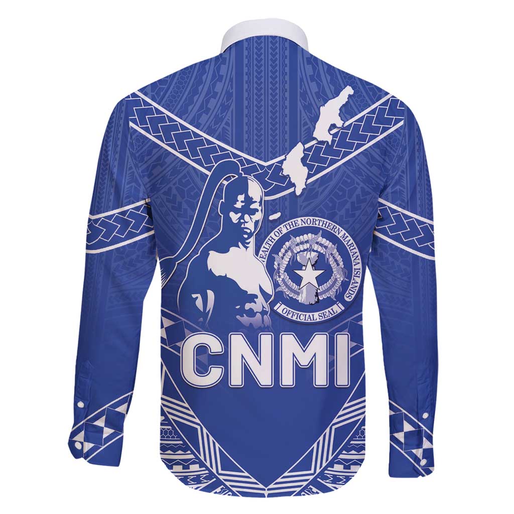 Northern Mariana Islands Family Matching Summer Maxi Dress and Hawaiian Shirt Chamorro Warrior Tribal Pattern LT05 - Polynesian Pride