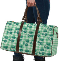 Green Palaka Hawaii Travel Bag Hawaiian Lehua Blossoms LT05 - Polynesian Pride
