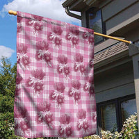 Pink Palaka Hawaii Garden Flag Hawaiian Lehua Blossoms