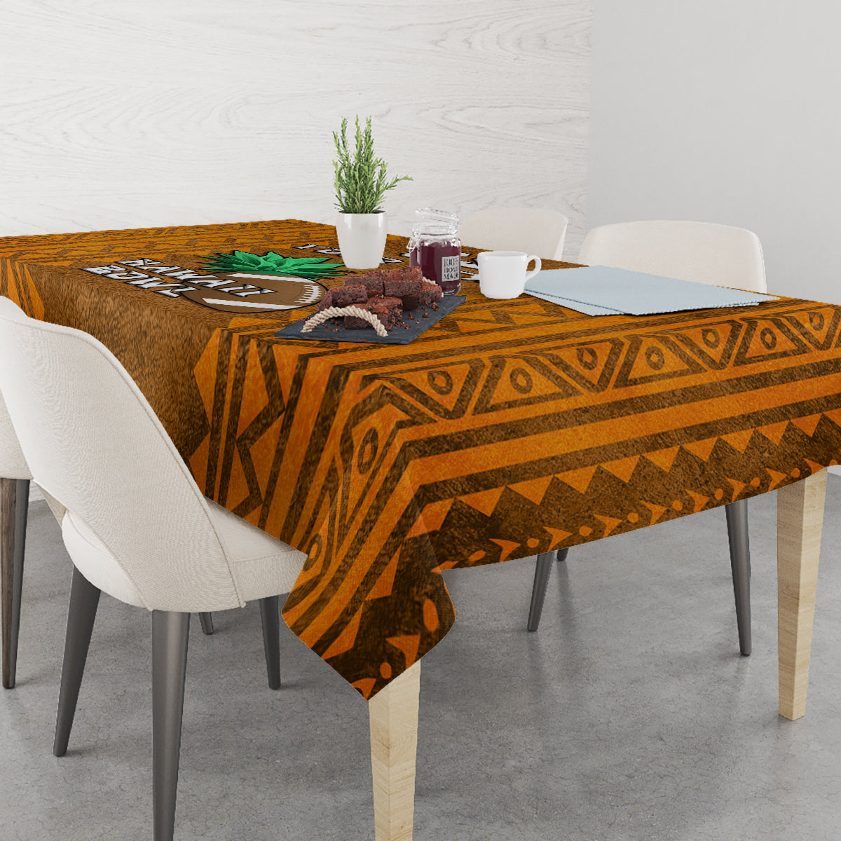Custom Hawaii Honolulu Football Bowl Tablecloth Simple Style LT05 - Polynesian Pride