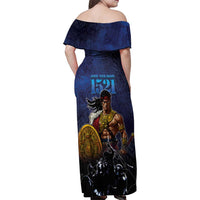 Philippines The First Hero Family Matching Off Shoulder Maxi Dress and Hawaiian Shirt Lapu Lapu Know Your Roots LT05 - Polynesian Pride