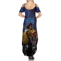 Philippines The First Hero Family Matching Summer Maxi Dress and Hawaiian Shirt Lapu Lapu Know Your Roots LT05 - Polynesian Pride