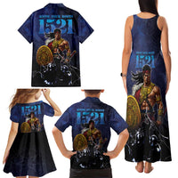 Philippines The First Hero Family Matching Tank Maxi Dress and Hawaiian Shirt Lapu Lapu Know Your Roots LT05 - Polynesian Pride