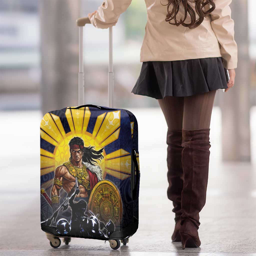 Philippines The First Hero Luggage Cover Lapu Lapu Know Your Roots