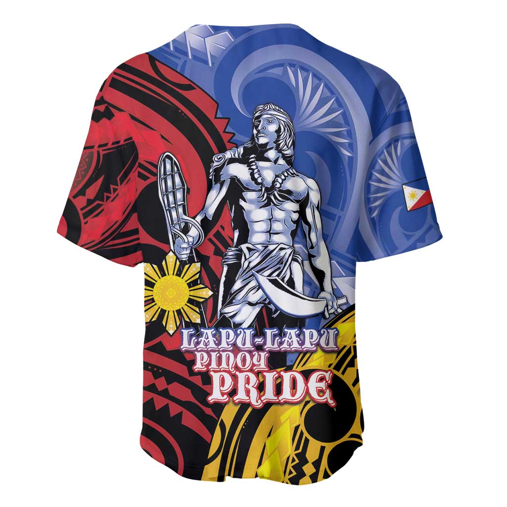 Philippines Lapu-Lapu Baseball Jersey Proud Of My King LT05 - Polynesian Pride
