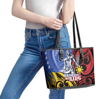 Philippines Lapu-Lapu Leather Tote Bag Proud Of My King