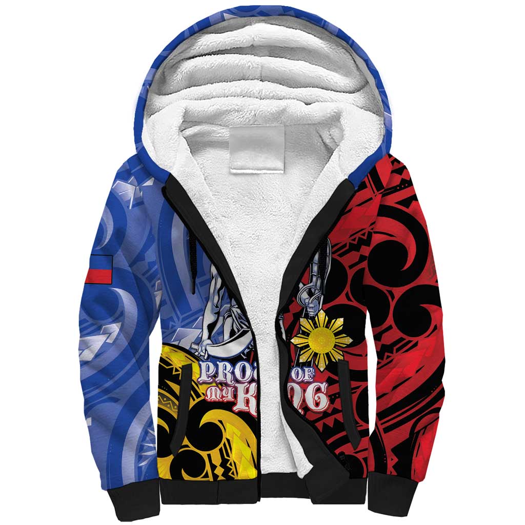Philippines Lapu-Lapu Sherpa Hoodie Proud Of My King