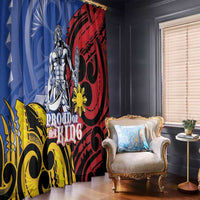 Philippines Lapu-Lapu Window Curtain Proud Of My King LT05 - Polynesian Pride