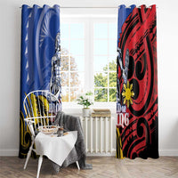 Philippines Lapu-Lapu Window Curtain Proud Of My King LT05 - Polynesian Pride