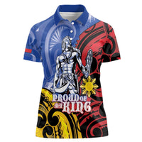 Philippines Lapu-Lapu Women Polo Shirt Proud Of My King