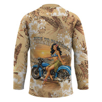 Aloha Hawaii Biker Hockey Jersey Ride To Paradise LT05 - Polynesian Pride
