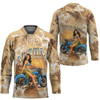 Aloha Hawaii Biker Hockey Jersey Ride To Paradise LT05 - Polynesian Pride