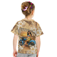 Aloha Hawaii Biker Kid T Shirt Ride To Paradise LT05 - Polynesian Pride