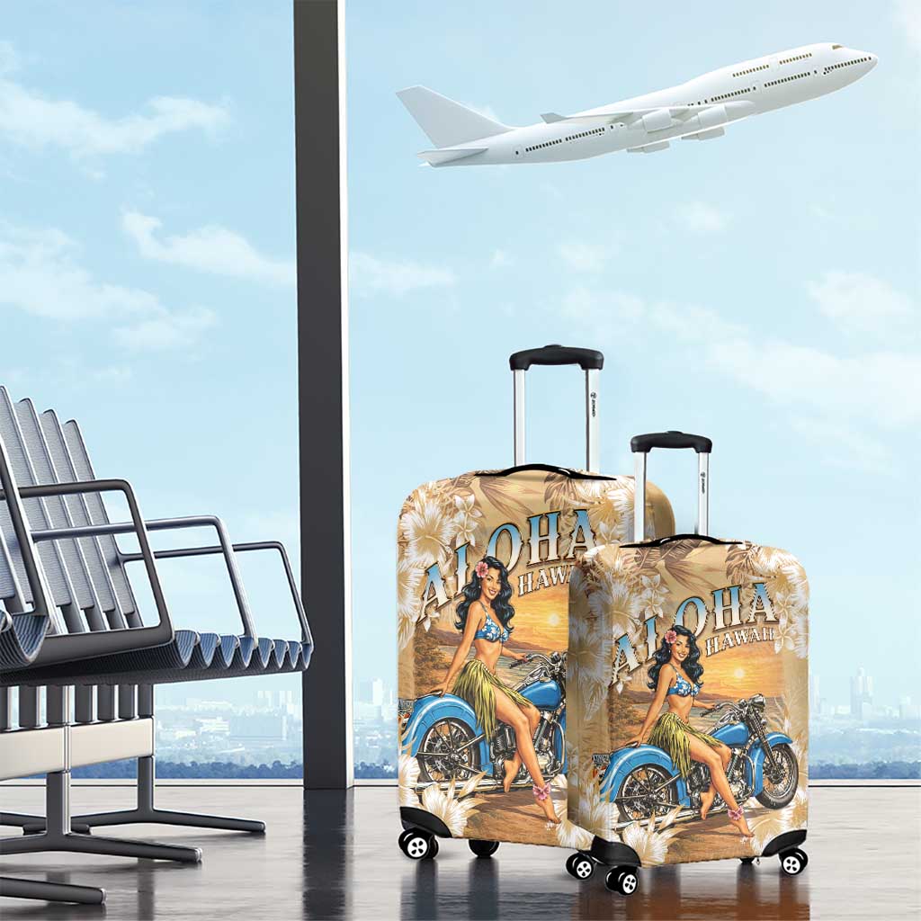 Aloha Hawaii Biker Luggage Cover Ride To Paradise LT05 - Polynesian Pride