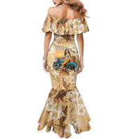 Aloha Hawaii Biker Mermaid Dress Ride To Paradise