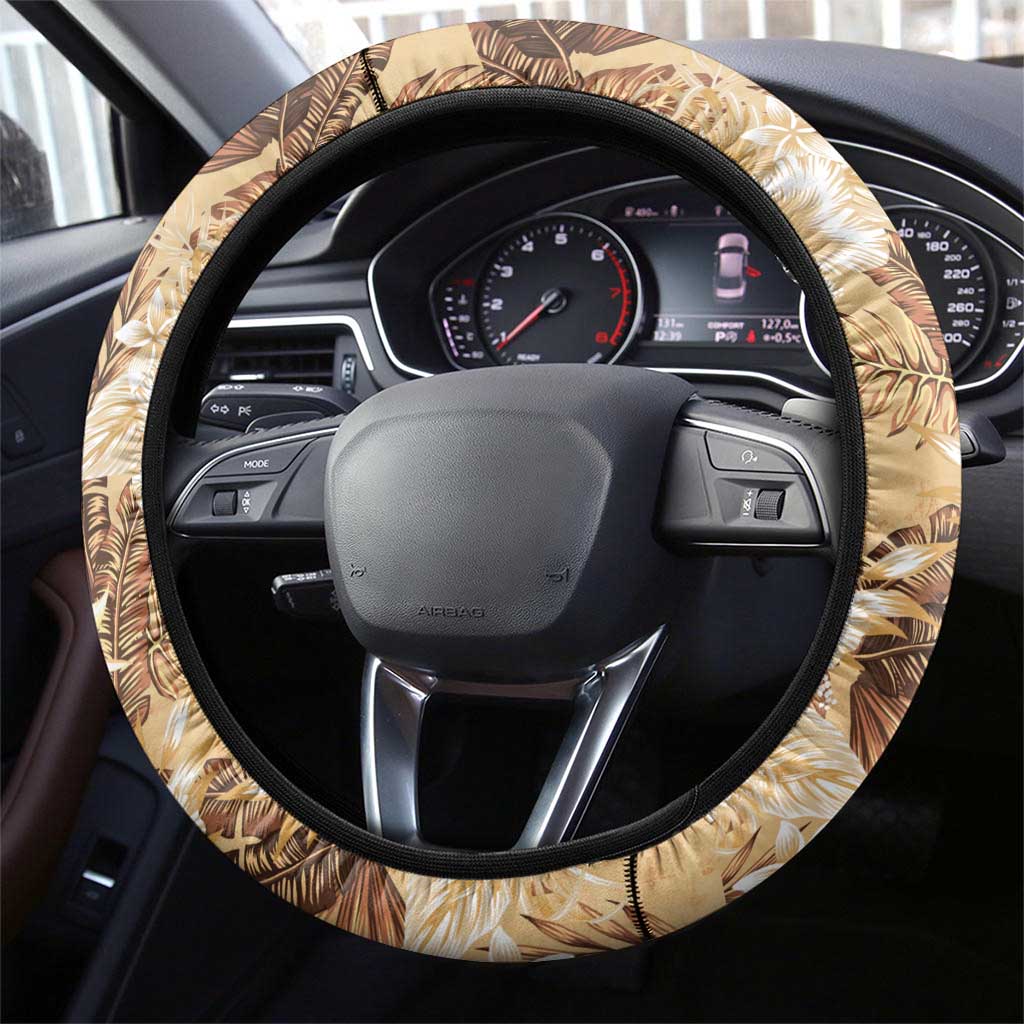 Aloha Hawaii Biker Steering Wheel Cover Ride To Paradise LT05 - Polynesian Pride