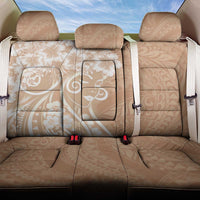 Polynesian Women's Day Back Car Seat Cover Brown Hibiscus Flowers With Polynesian Pattern LT05 One Size Brown - Polynesian Pride