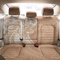 Polynesian Women's Day Back Car Seat Cover Brown Hibiscus Flowers With Polynesian Pattern LT05 - Polynesian Pride