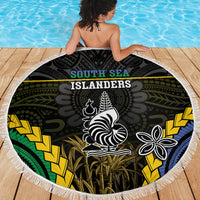 South Sea Islanders And New Caledonia Beach Blanket Kanakas Polynesian Pattern LT05 - Polynesian Pride