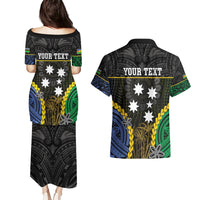 Personalised South Sea Islanders And New Caledonia Couples Matching Puletasi and Hawaiian Shirt Kanakas Polynesian Pattern LT05 - Polynesian Pride