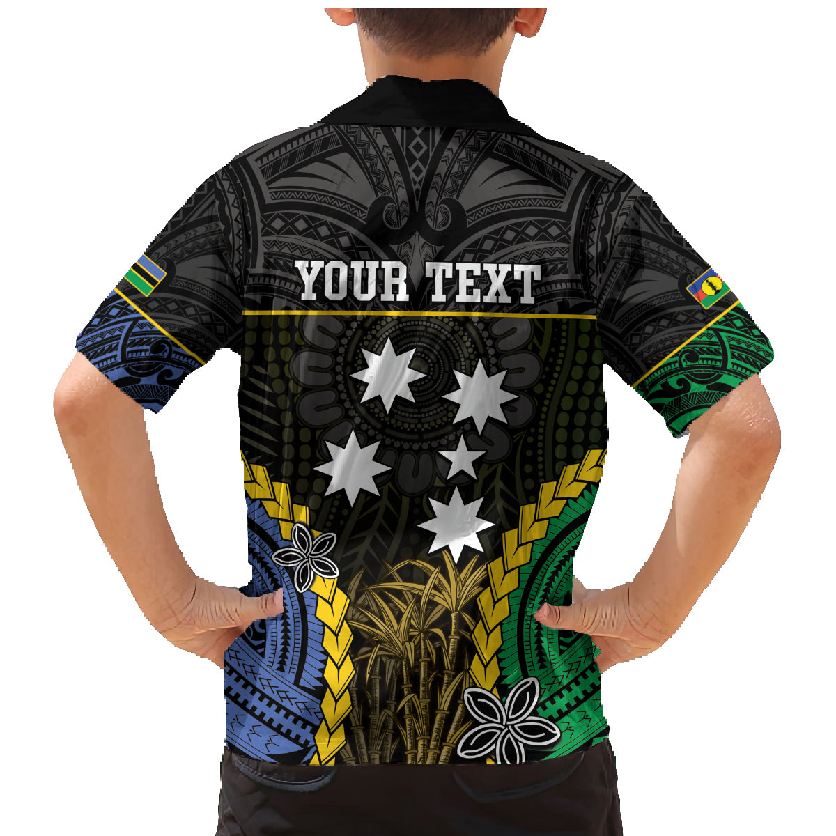 Personalised South Sea Islanders And New Caledonia Family Matching Mermaid Dress and Hawaiian Shirt Kanakas Polynesian Pattern LT05 - Polynesian Pride