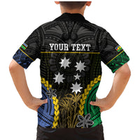 Personalised South Sea Islanders And New Caledonia Family Matching Mermaid Dress and Hawaiian Shirt Kanakas Polynesian Pattern LT05 - Polynesian Pride