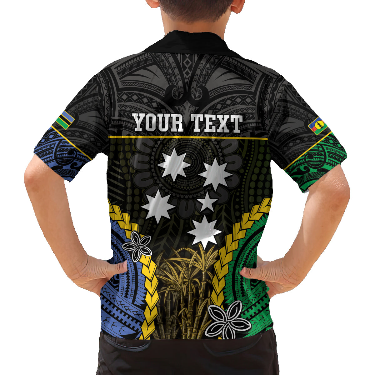Personalised South Sea Islanders And New Caledonia Family Matching Puletasi and Hawaiian Shirt Kanakas Polynesian Pattern LT05 - Polynesian Pride