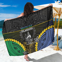South Sea Islanders And New Caledonia Sarong Kanakas Polynesian Pattern LT05 One Size 44 x 66 inches Black - Polynesian Pride