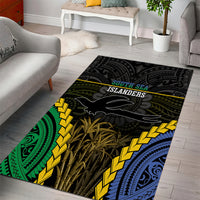 South Sea Islanders And New Ireland Area Rug Kanakas Polynesian Pattern LT05 - Polynesian Pride
