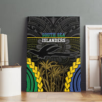 South Sea Islanders And New Ireland Canvas Wall Art Kanakas Polynesian Pattern