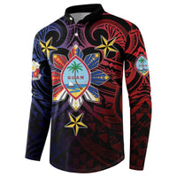 Philippines Guam Button Sweatshirt Filipino Sun With Guaman Seal