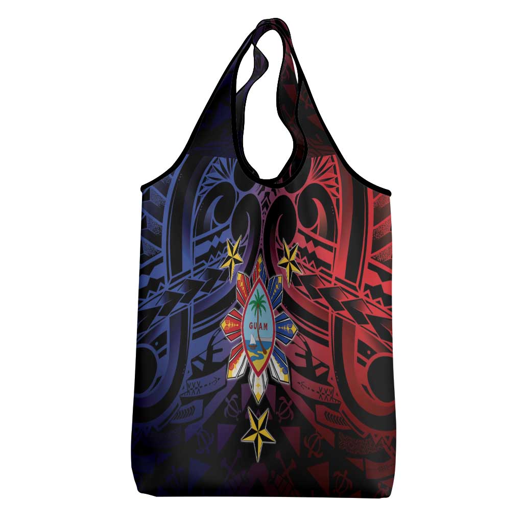Philippines Guam Grocery Bag Filipino Sun With Guaman Seal