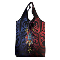 Philippines Guam Grocery Bag Filipino Sun With Guaman Seal