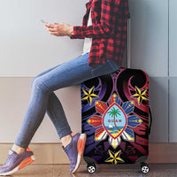 Philippines Guam Luggage Cover Filipino Sun With Guaman Seal LT05 - Polynesian Pride