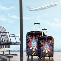 Philippines Guam Luggage Cover Filipino Sun With Guaman Seal LT05 - Polynesian Pride
