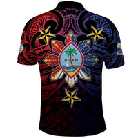 Philippines Guam Polo Shirt Filipino Sun With Guaman Seal