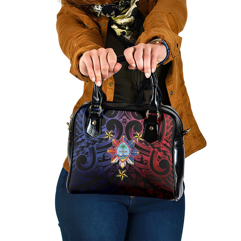 Philippines Guam Shoulder Handbag Filipino Sun With Guaman Seal