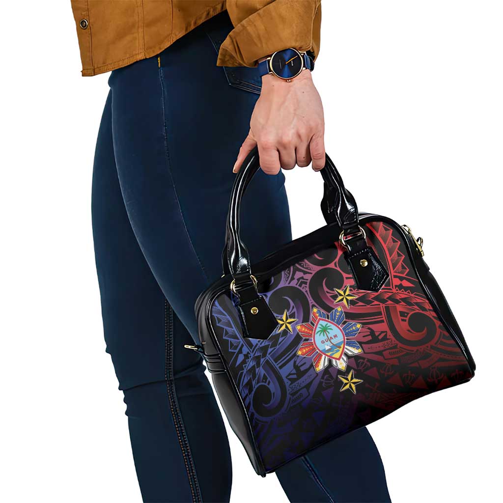 Philippines Guam Shoulder Handbag Filipino Sun With Guaman Seal