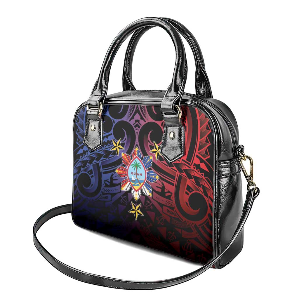 Philippines Guam Shoulder Handbag Filipino Sun With Guaman Seal