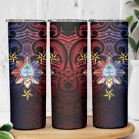 Philippines Guam Skinny Tumbler Filipino Sun With Guaman Seal LT05 - Polynesian Pride