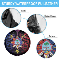Philippines Guam Spare Tire Cover Filipino Sun With Guaman Seal