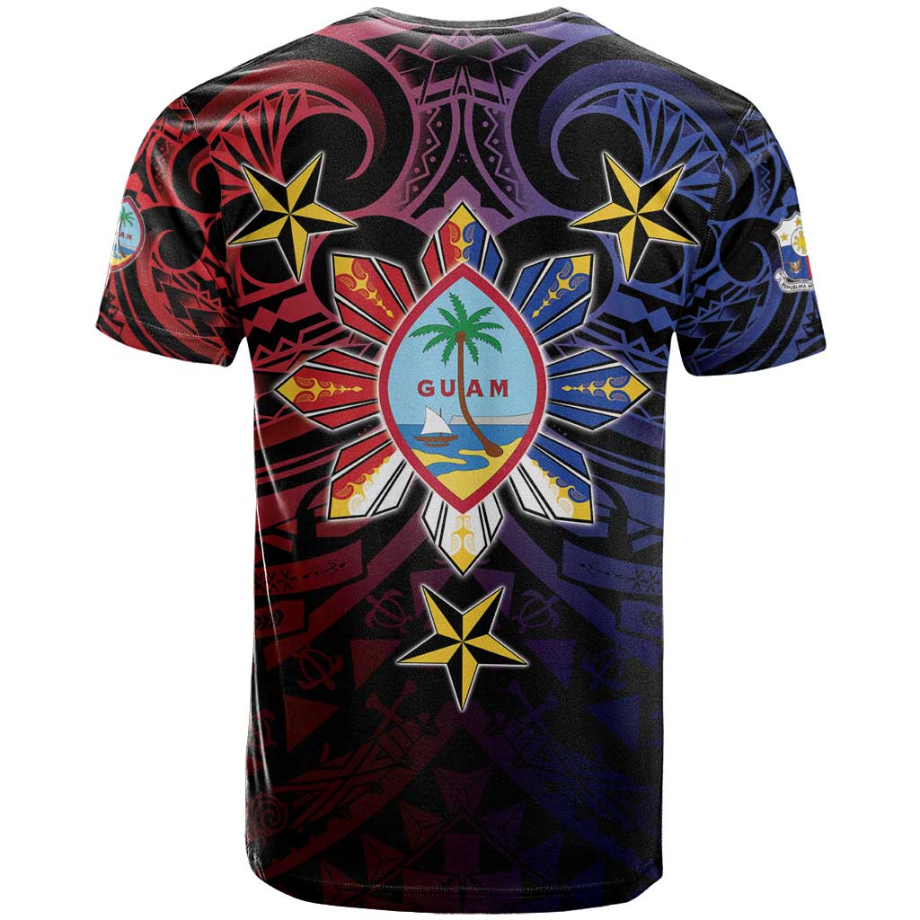 Philippines Guam T Shirt Filipino Sun With Guaman Seal