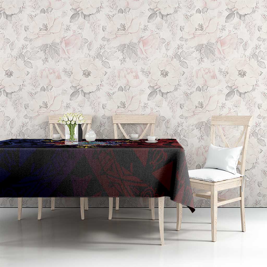 Philippines Guam Tablecloth Filipino Sun With Guaman Seal
