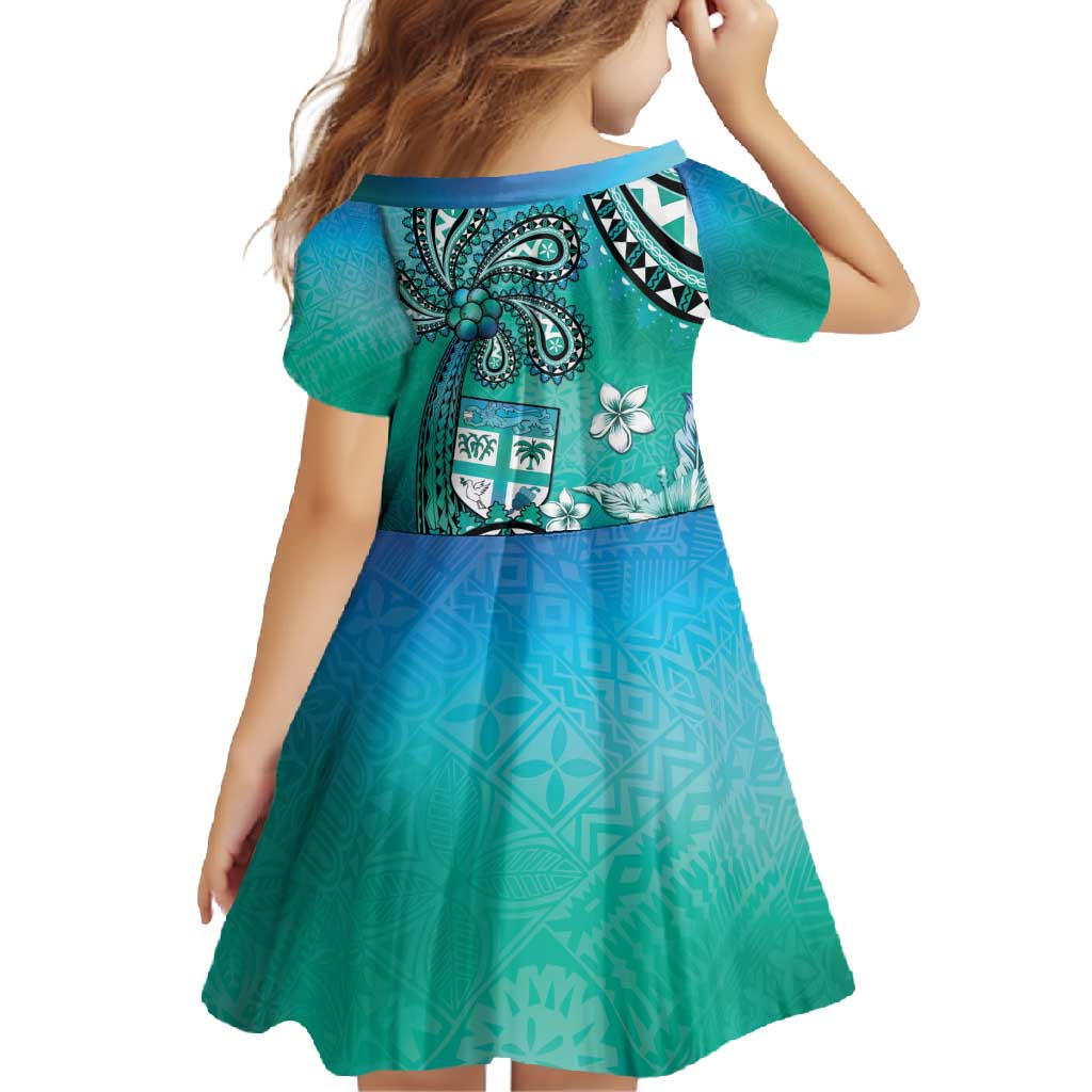 Fiji Born Indian Family Matching Off Shoulder Maxi Dress and Hawaiian Shirt Palm Paisley With Tapa Pattern LT05 - Polynesian Pride