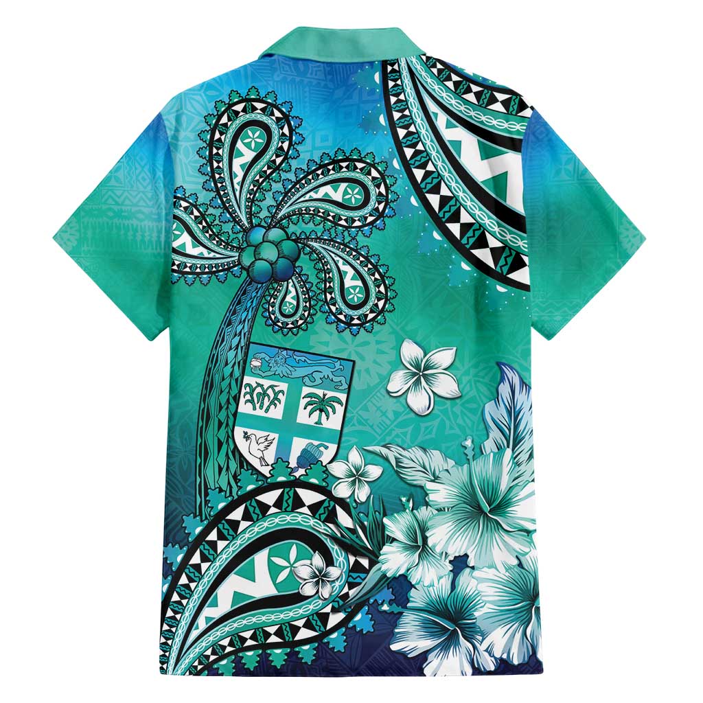Fiji Born Indian Family Matching Summer Maxi Dress and Hawaiian Shirt Palm Paisley With Tapa Pattern LT05 - Polynesian Pride
