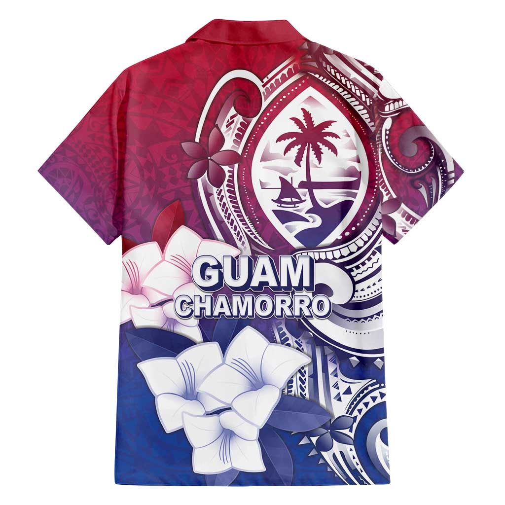 Guam Gadao Family Matching Off Shoulder Maxi Dress and Hawaiian Shirt Hafa Adai Micronesian Tribal Pattern LT05 - Polynesian Pride